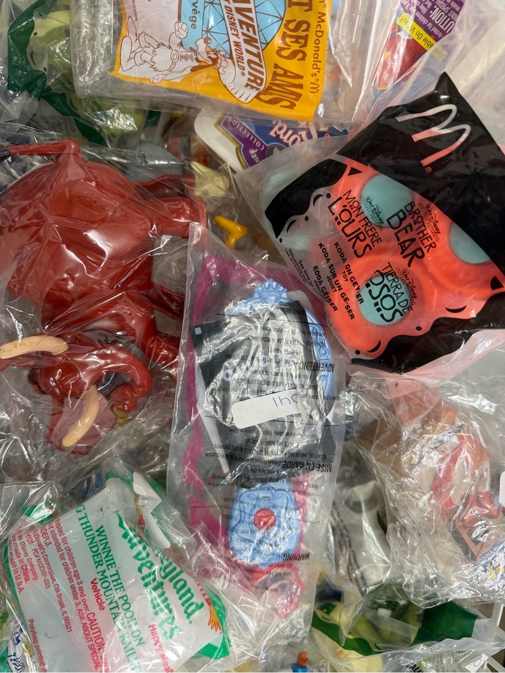 Lot of 31 Disney McDonald’s Toys!